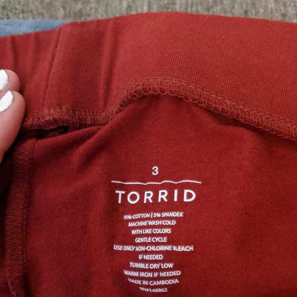 Torrid Red Premium Leggings - Picture 2 of 3